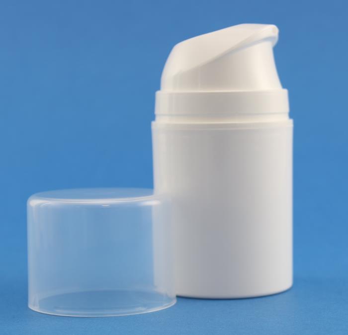 50ml PP Simplicity Airless Bottle with Airless Pump Head